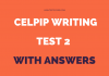 CELPIP Writing Test 2 with answers CELPIP writing test 2