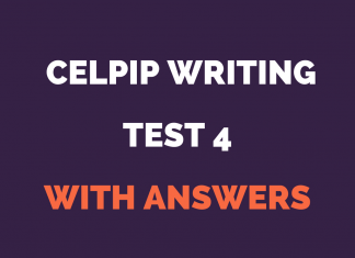 CELPIP Writing Test 4 with answers CELPIP writing test 4