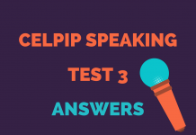CELPIP Speaking Test 3 Answers CELPIP Speaking Test 3 Answers