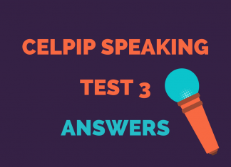 CELPIP Speaking Test 3 Answers CELPIP Speaking Test 3 Answers