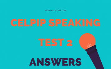 CELPIP Speaking Test 2 Answers CELPIP speaking test 2 answers
