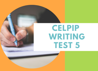 CELPIP Writing Test 5