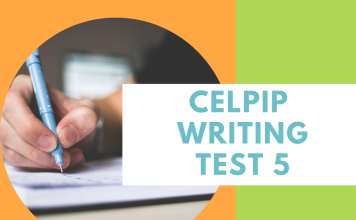 CELPIP Writing Test 5