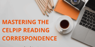 Mastering CELPIP Reading Correspondence: The Complete Guide Laptop screen pretending to display a sample CELPIP reading correspondence question