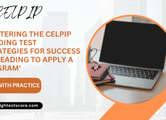 Mastering the CELPIP Reading Test Strategies for Success in ‘Reading to Apply a Diagram’ Person studying a diagram on a computer screen while preparing for the CELPIP Reading Test.